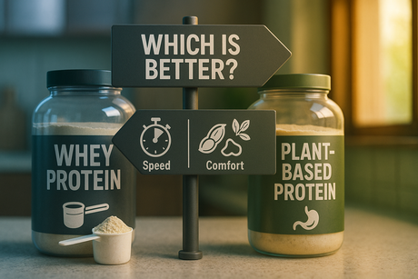 Whey vs Plant Protein in India 2025: Which One Fits Your Goals, Diet, and Budget