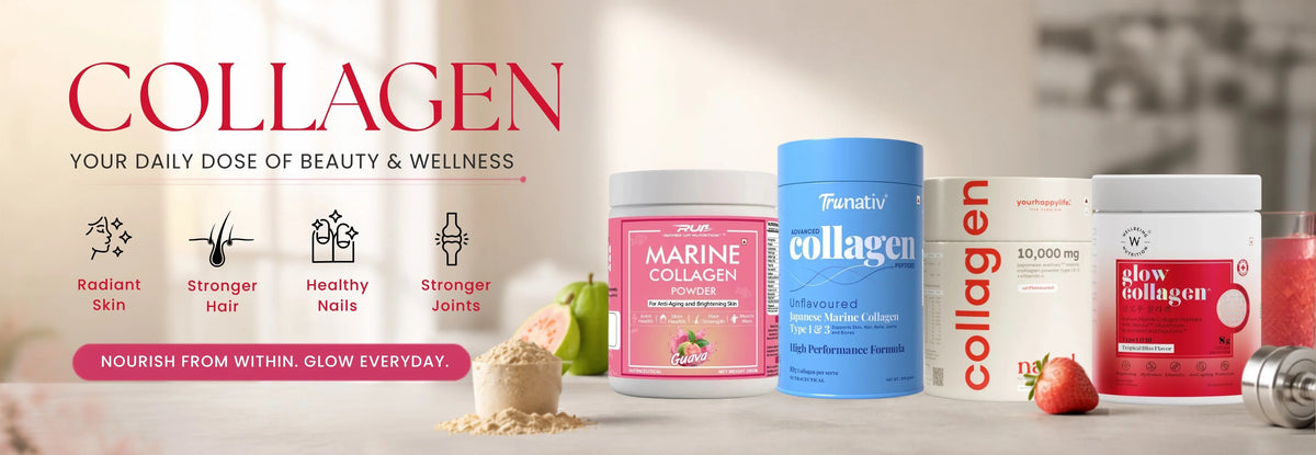 Shop collagen powder at Nutristar for healthy skin, strong hair, and joint support