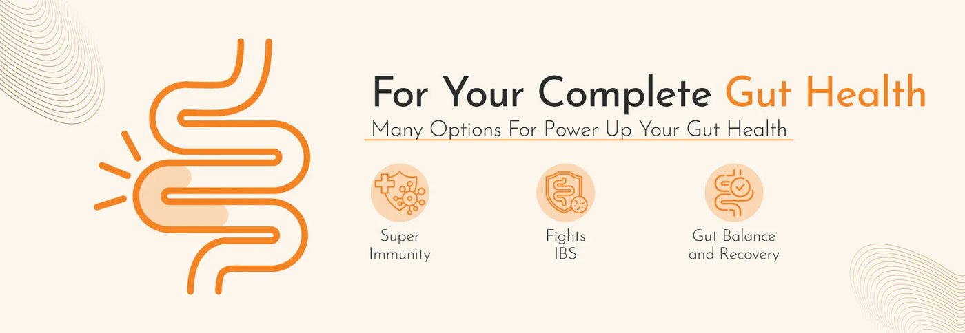 Shop gut health supplements at Nutristar for immunity, IBS support, and gut balance.