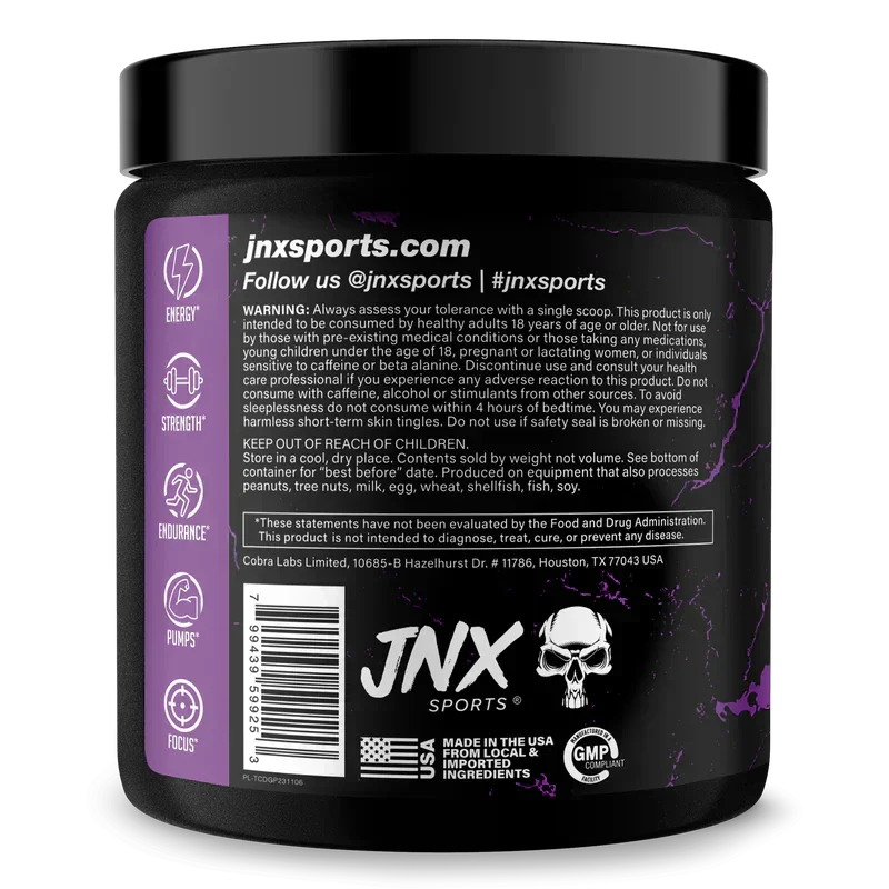JNX sports The Curse! Pre-Workout - 50 Serving