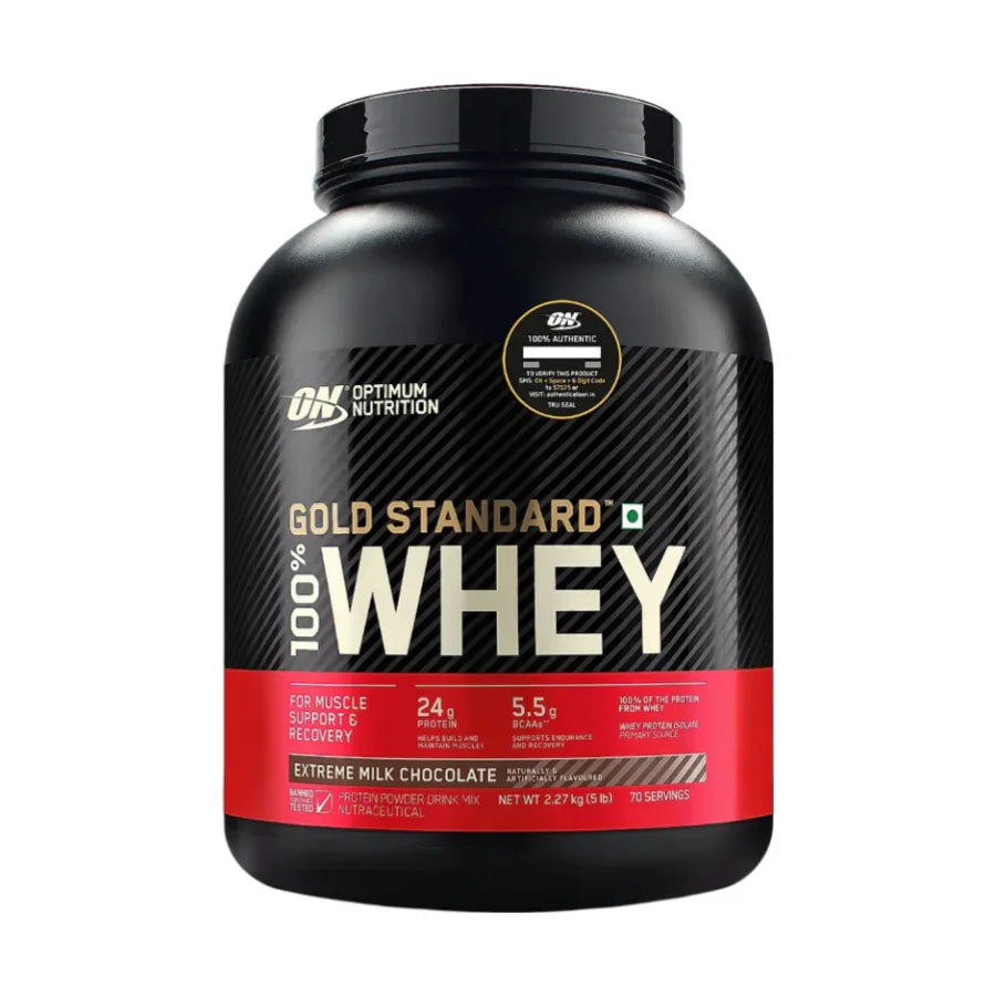 Optimum Nutrition (ON) Gold Standard 100% Whey 5 Lbs