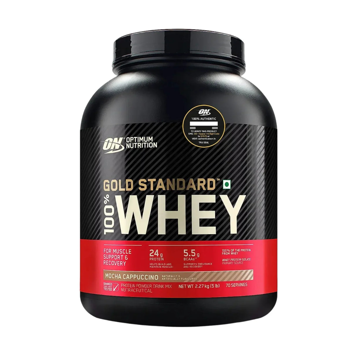 Optimum Nutrition (ON) Gold Standard 100% Whey 5 Lbs