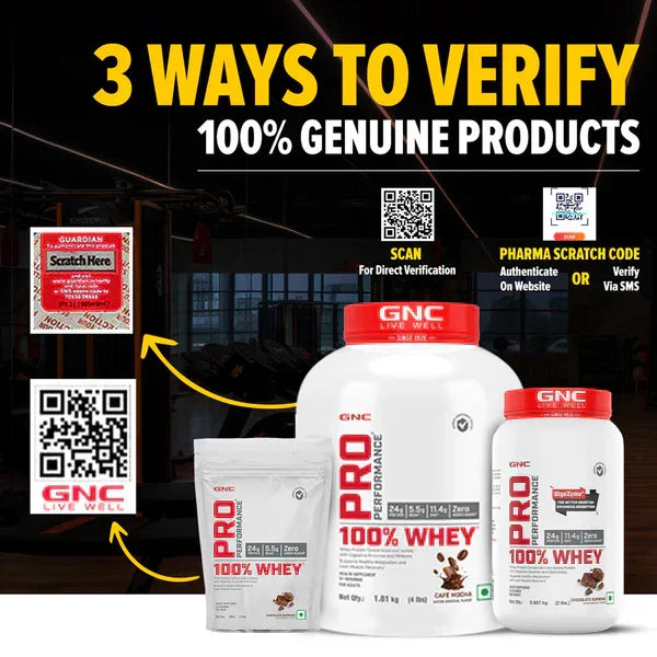 GNC Pro Performance 100% Whey Protein - 4 Lbs