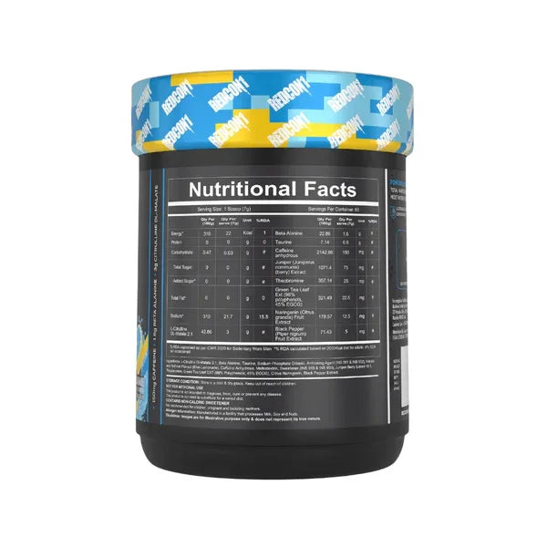 Redcon1 Total War Pre Workout - 60 Servings