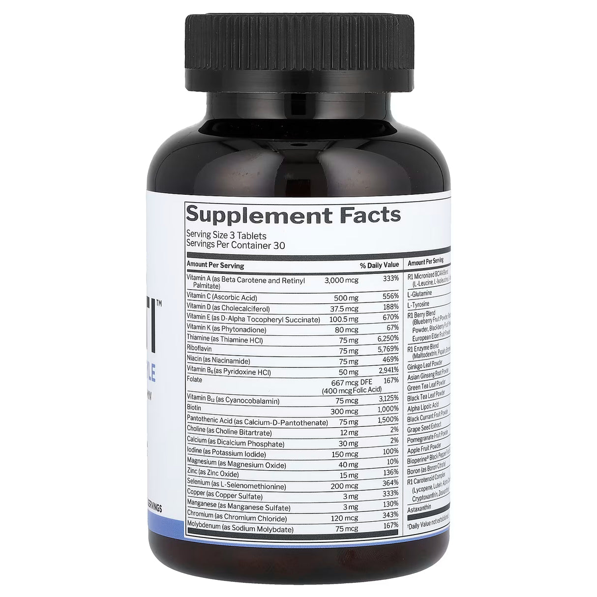 RULE1 Men's Multivitamin, 90 Tablets