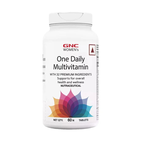 GNC Womens One Daily Multivitamin - Supports Immune Health and Healthy Skin - 60 Tablets