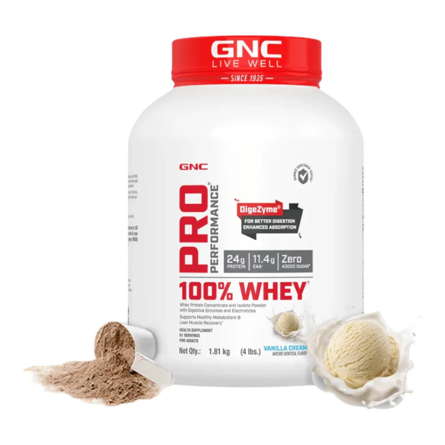 GNC Pro Performance 100% Whey Protein - 4 Lbs