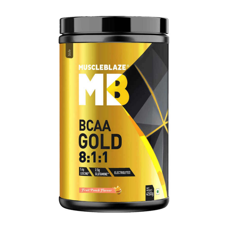 MuscleBlaze BCAA Gold 8:1:1 450 Gms