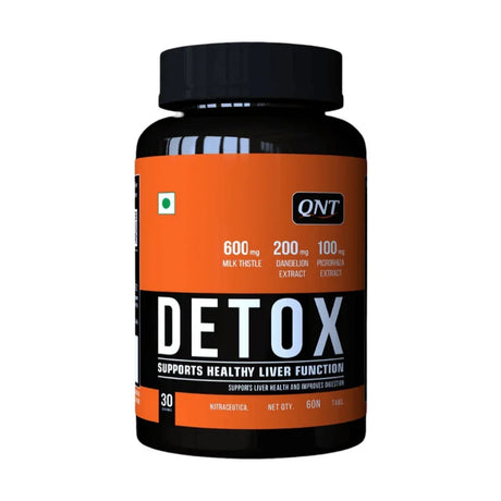 QNT Detox Supports Healthy Liver Function - 60 Tablets