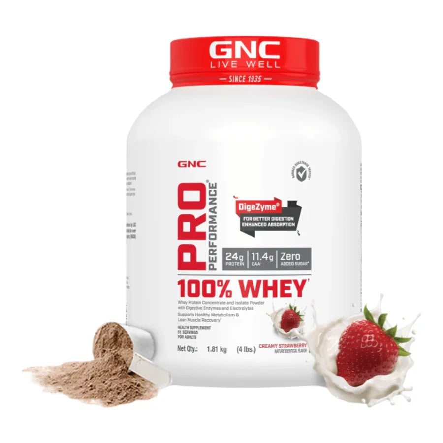 GNC Pro Performance 100% Whey Protein - 4 Lbs