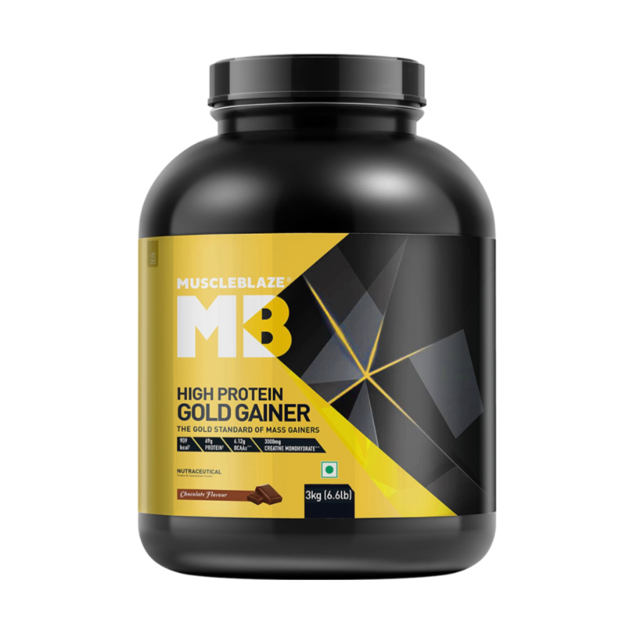 MuscleBlaze High Protein Gold Gainer - 2.7 kg (6 Lbs)