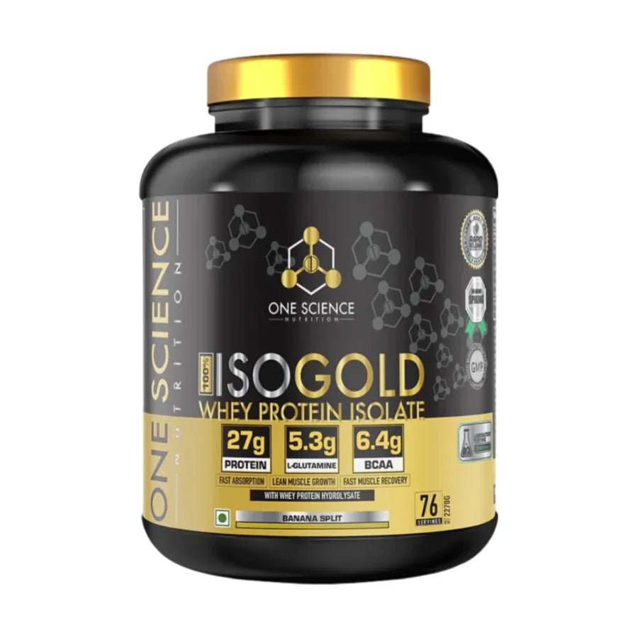 One Science ISO GOLD Whey Protein Isolate - 5 Lbs