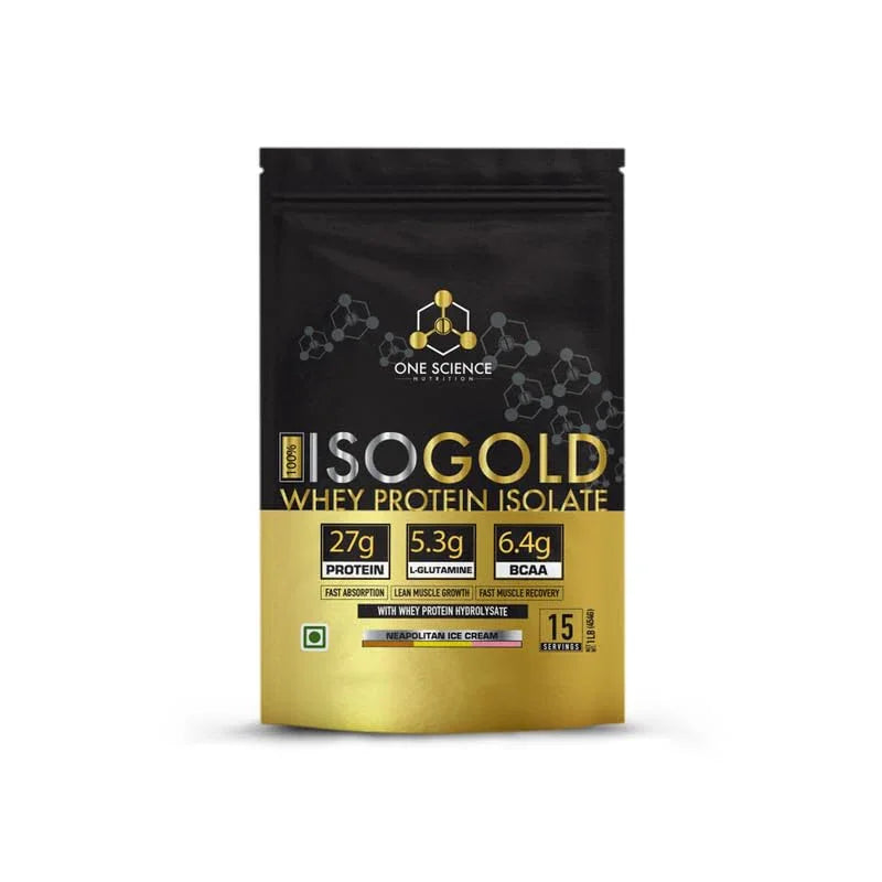 One Science ISO GOLD Whey Protein Isolate - 1 Lbs