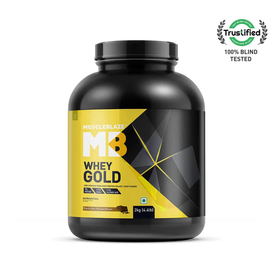 MuscleBlaze Whey Gold 100% Whey Isolate 2 Kg