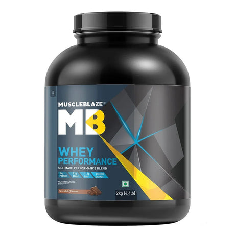 MuscleBlaze Whey Performance (70%) Protein, 4.4 Lbs
