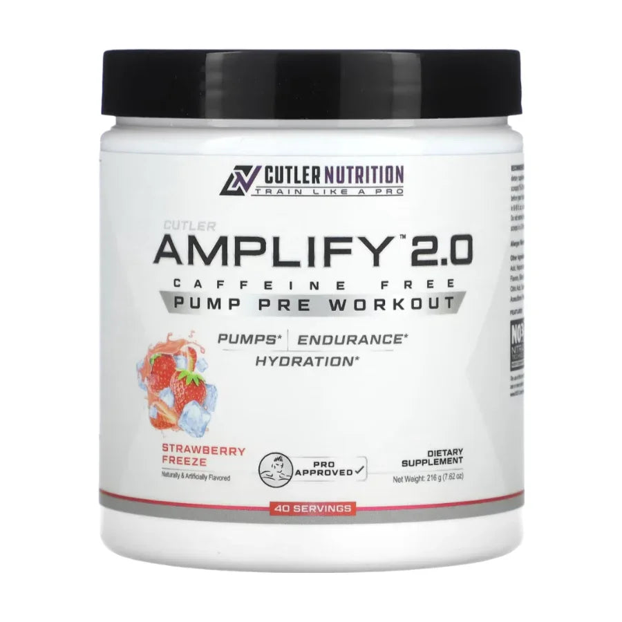 Cutler Nutrition Amplify 2.0 Muscle Pump Pre -Workout - 40 Servings