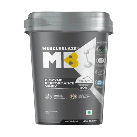 MuscleBlaze Biozyme Performance Whey - 8.8 Lbs