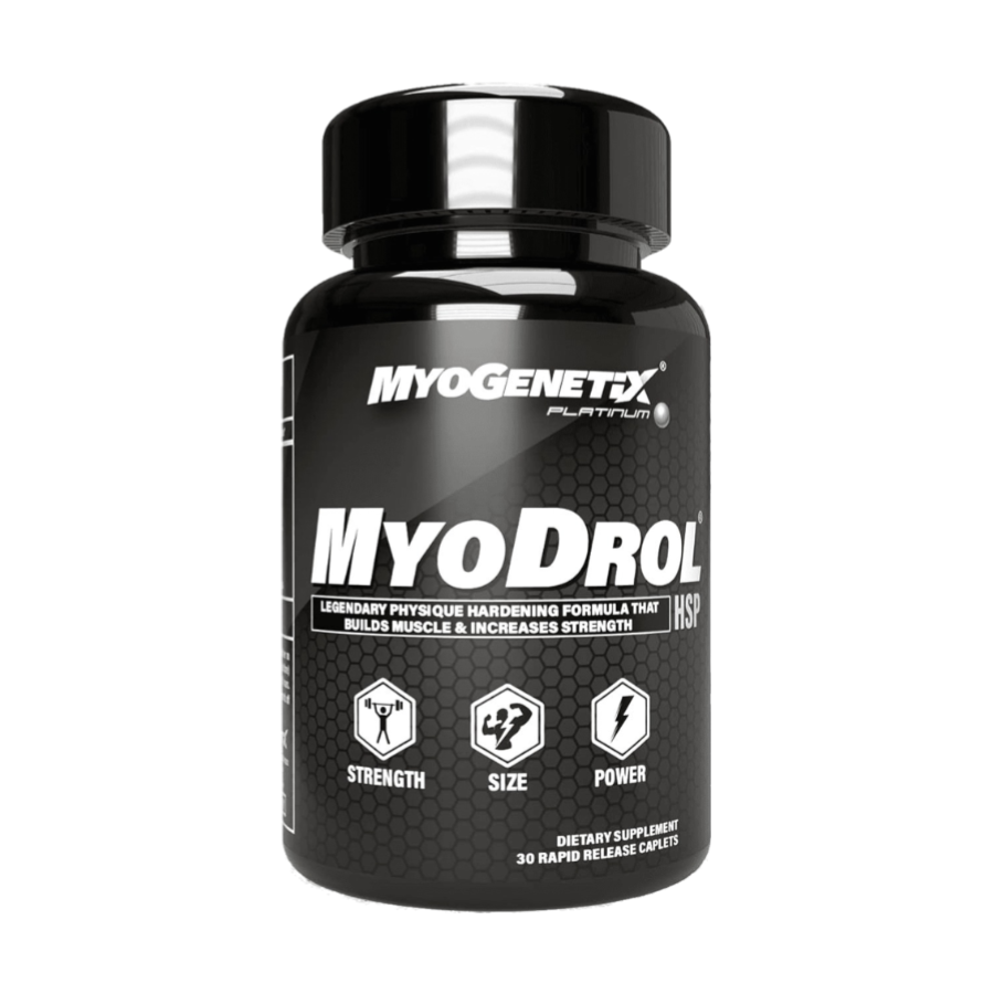 Myogenetix Myodrol-HSP Platinum -The One & Only Original Muscle Creator -30 Caplets