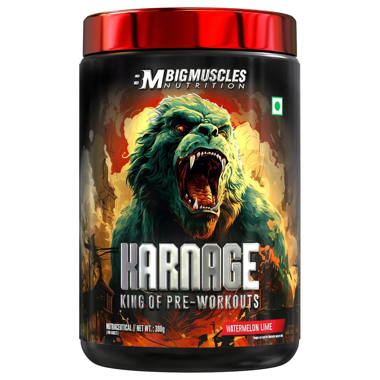 Big muscles Nutrition Karnage Pre-workout, 60 Servings