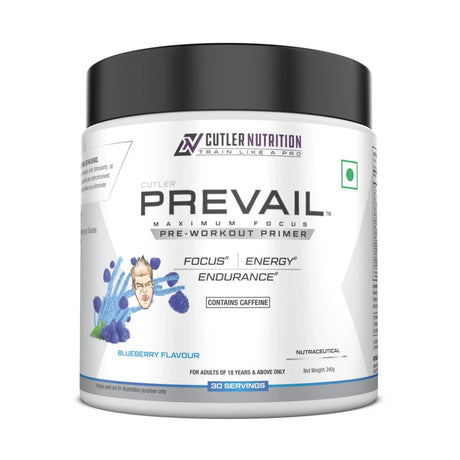 Cutler Nutrition Prevail Pre Workout- 30 Servings