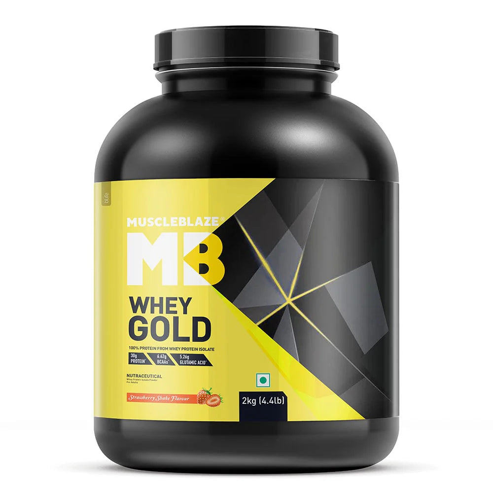 MuscleBlaze Whey Gold 100% Whey Isolate 2 Kg