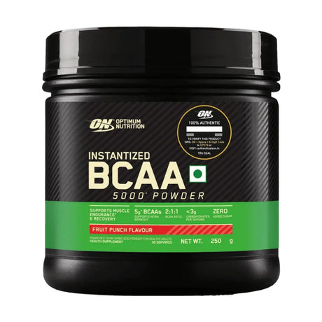 Optimum Nutrition (ON) Instantized BCAA 5000 mg Powder - 30 Servings