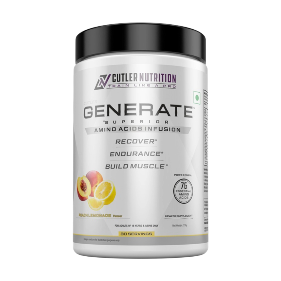 Cutler Nutrition Generate EAA and BCAA Powder - 30 Servings