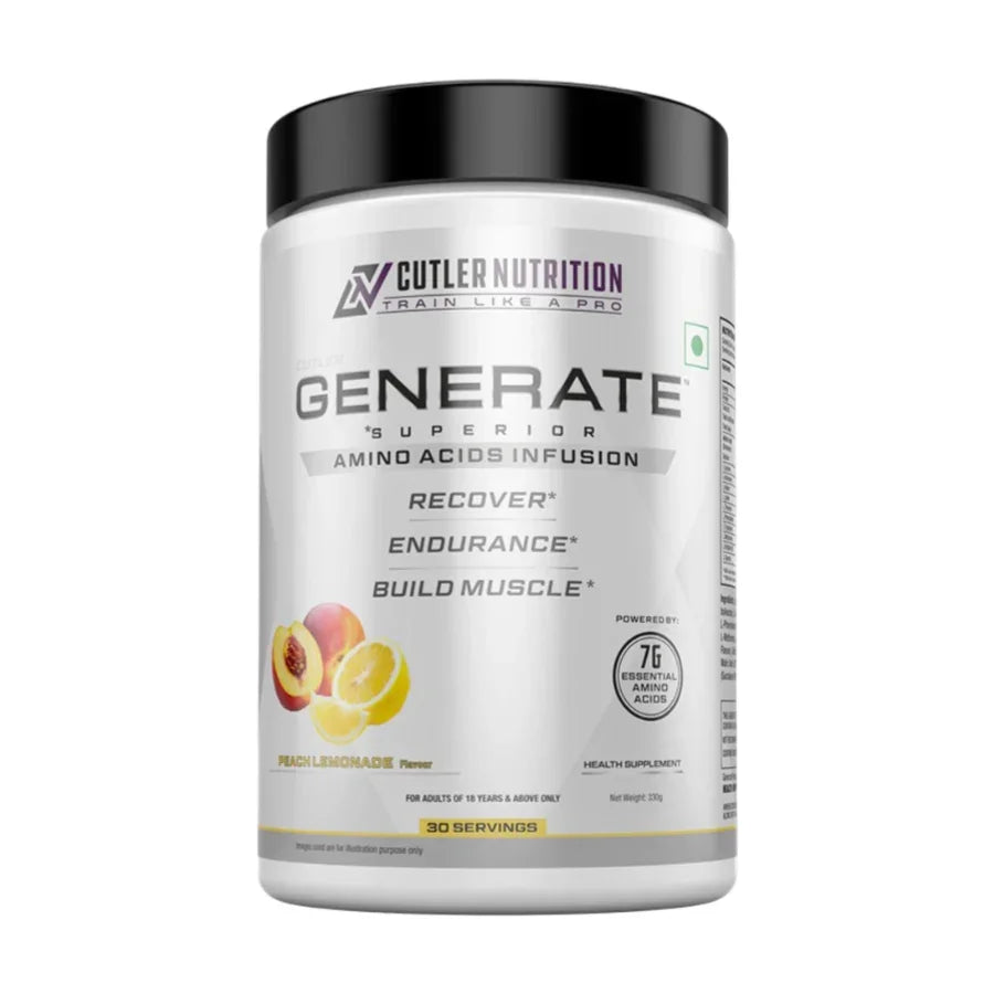Cutler Nutrition Generate EAA and BCAA Powder - 30 Servings