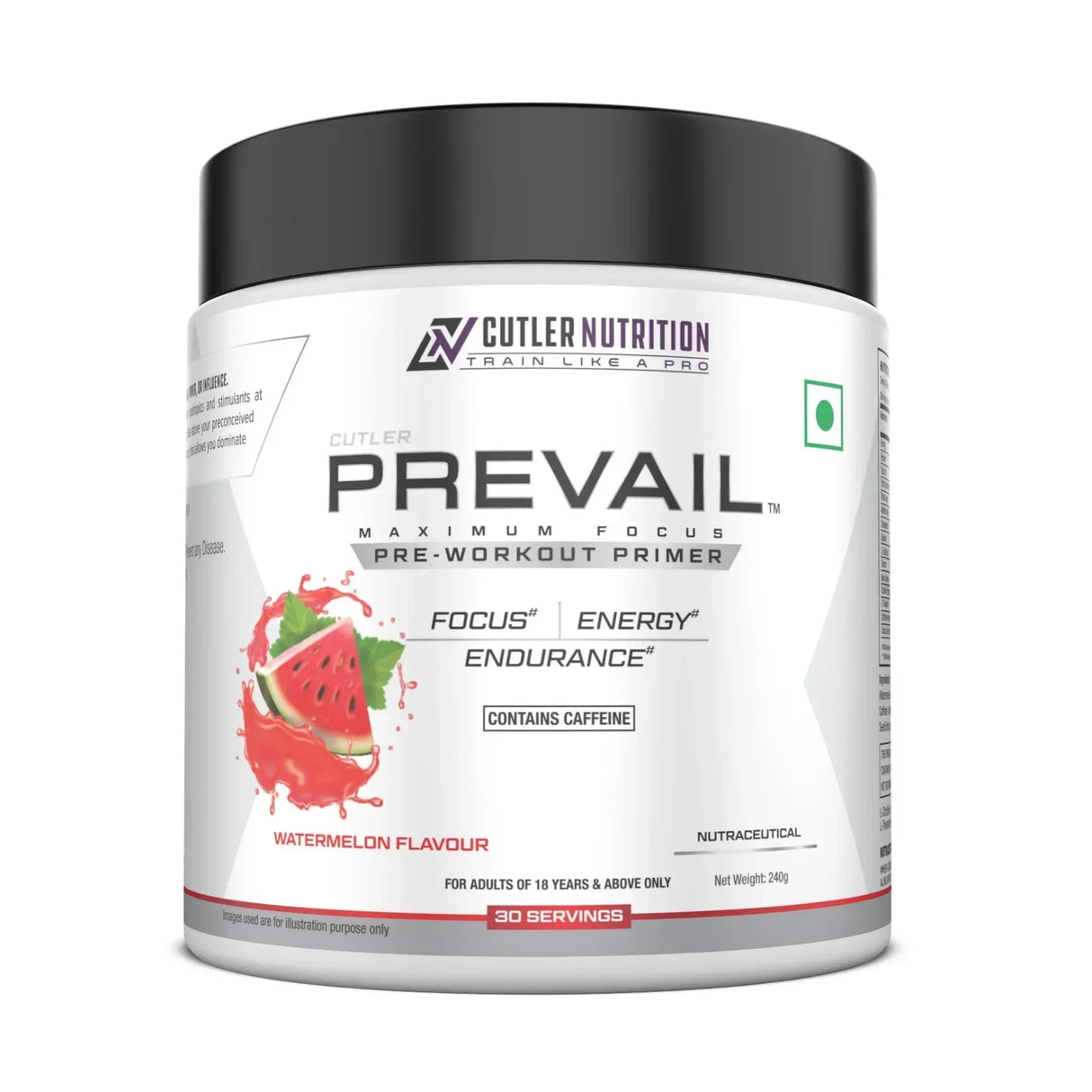Cutler Nutrition Prevail Pre Workout- 30 Servings