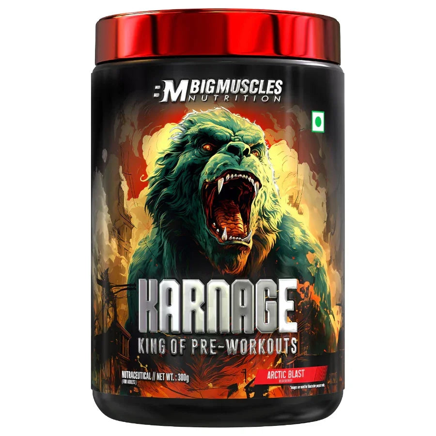 Big muscles Nutrition Karnage Pre-workout, 60 Servings