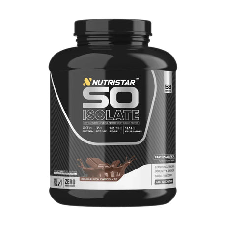 Nutristar So Isolate Low Carb ultra-filtered 58 Servings, 4 Lbs (1.81Kg)