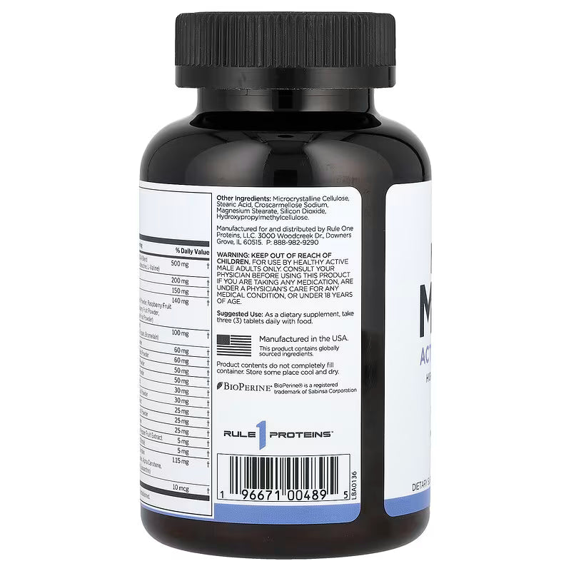 RULE1 Men's Multivitamin, 90 Tablets