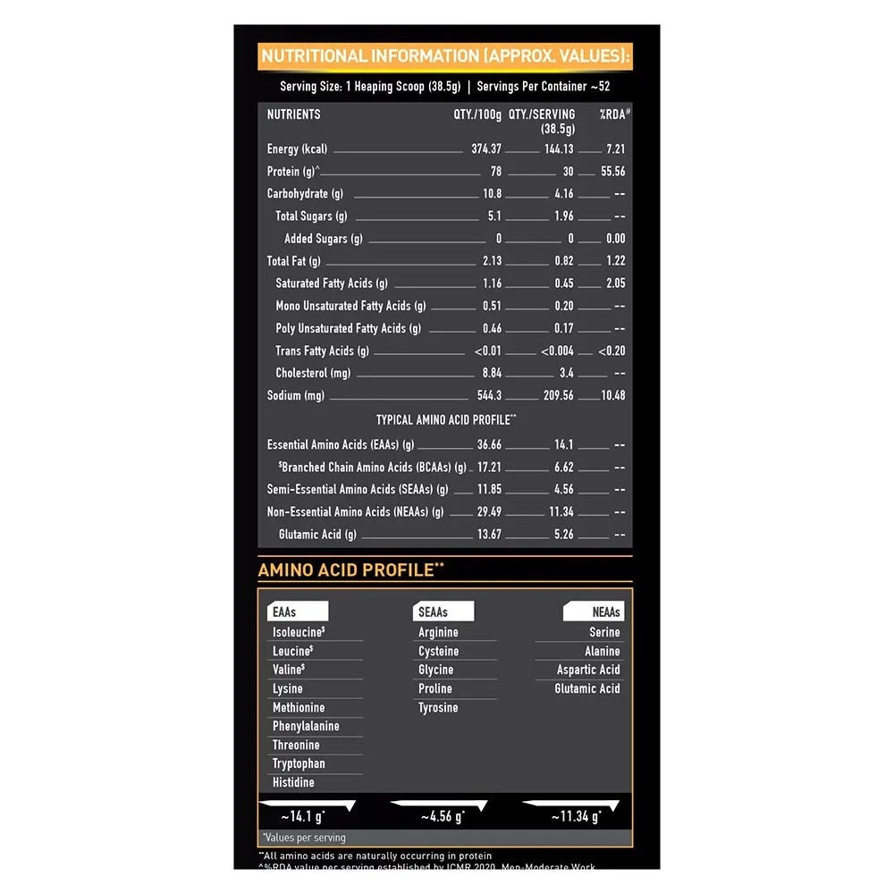 MuscleBlaze Whey Gold 100% Whey Isolate 2 Kg
