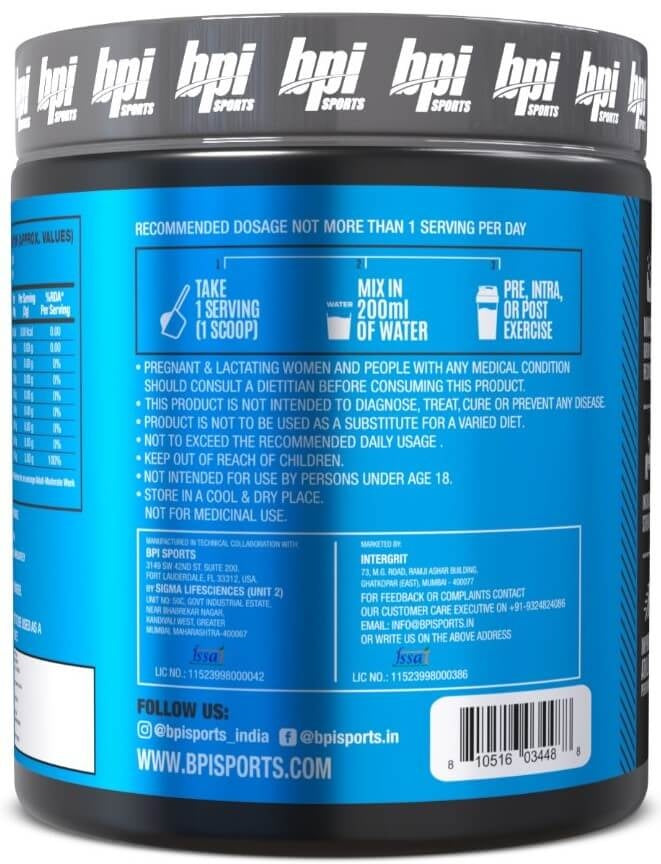 BPI Sports Micronized Creatine 250g - 83 Servings