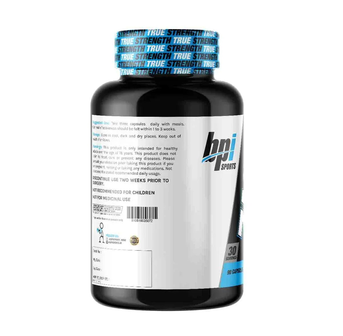 BPI Sports ZMA, 90 Capsules - 30 Servings