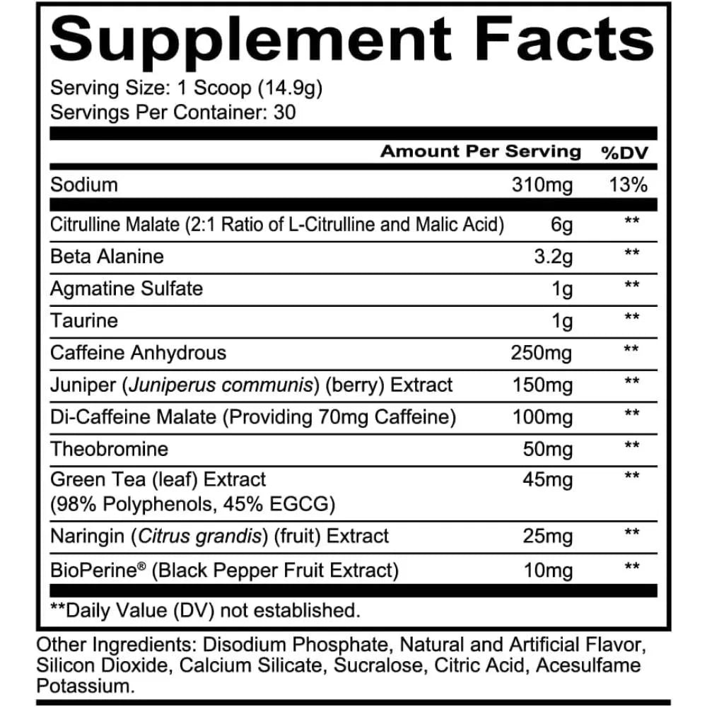 Redcon1 Total War Pre Workout - 30 Servings