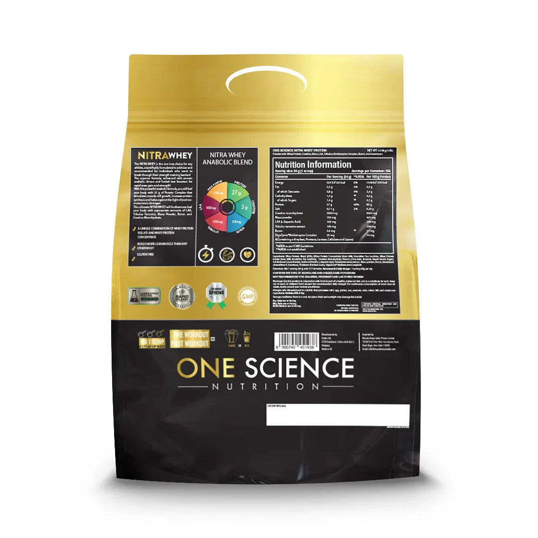 One Science Nitra Whey - 10 Lbs