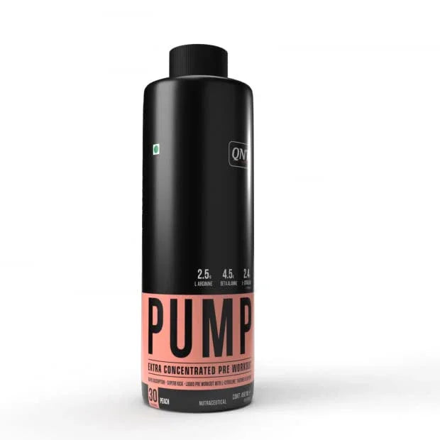 QNT Pump Extra Concentrated Liquid Pre Workout - 30 Servings