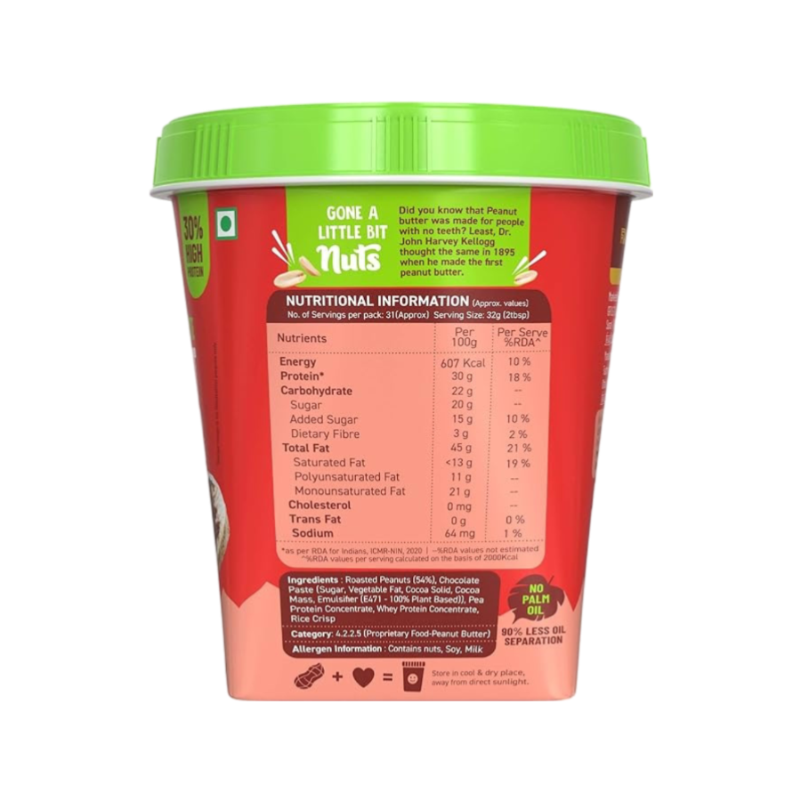 Alpino High Protein Peanut Butter- 1 Kg