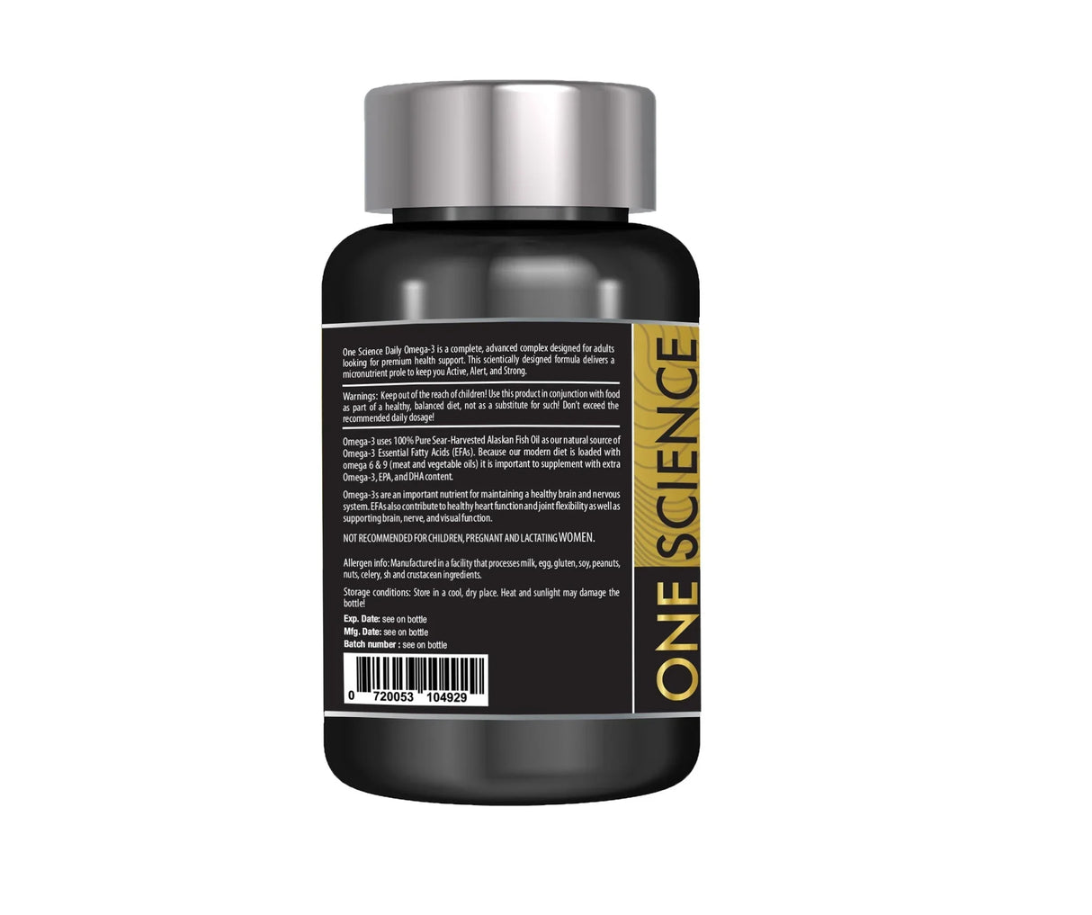 One Science Daily Omega-3 Fish Oil , 60 Softgels