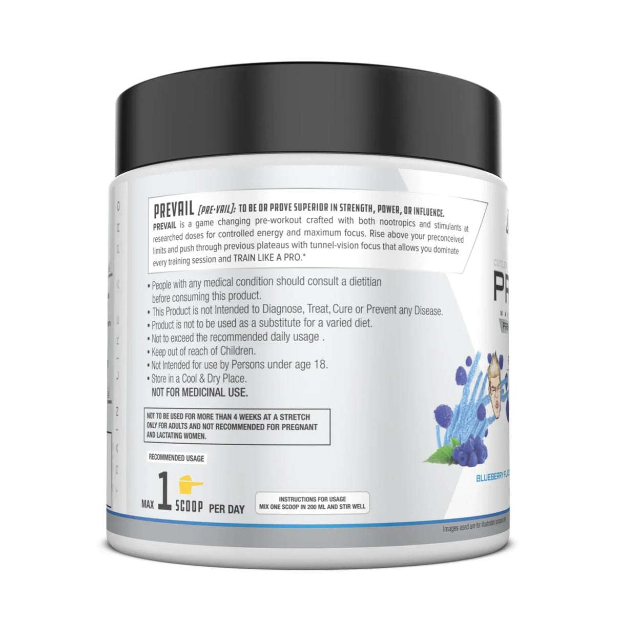 Cutler Nutrition Prevail Pre Workout- 30 Servings