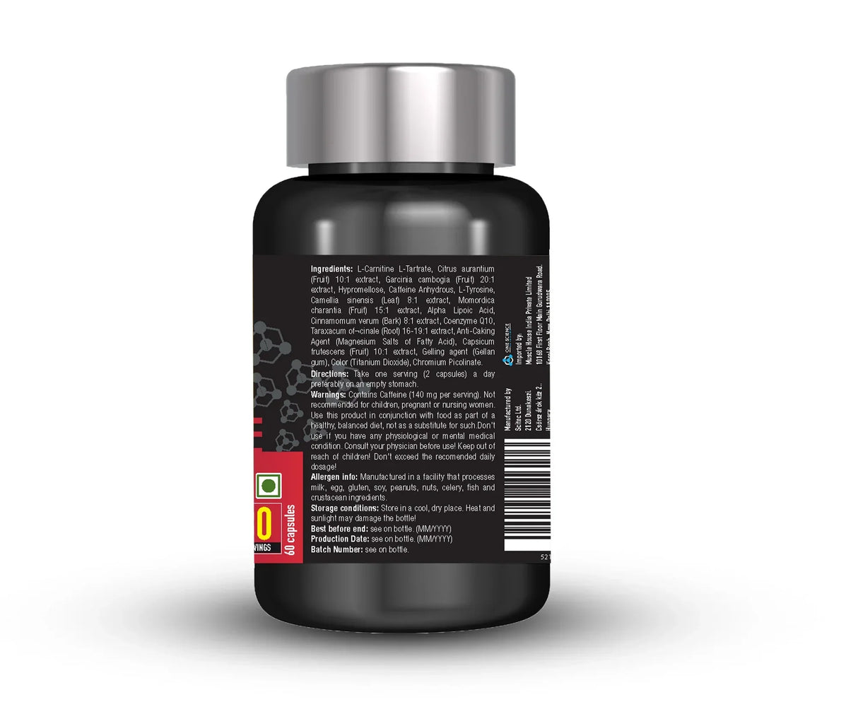 One Science Nutrition Burn Machine Fat Burner-60 Capsules