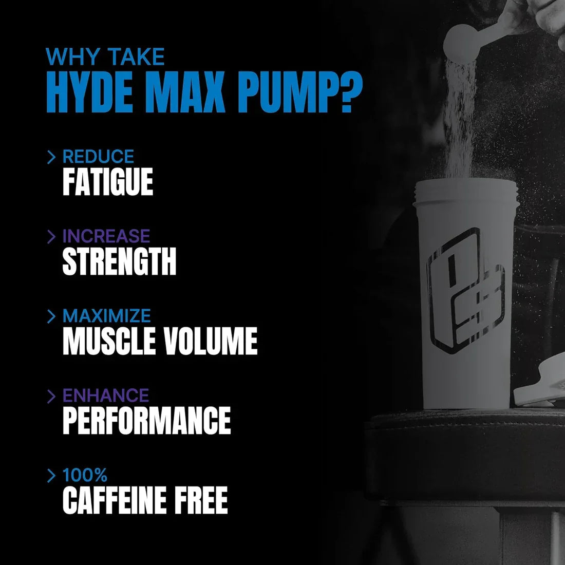 ProSupps Hyde Max Pump, Stim-Free Pre-Workout - 30 Servings