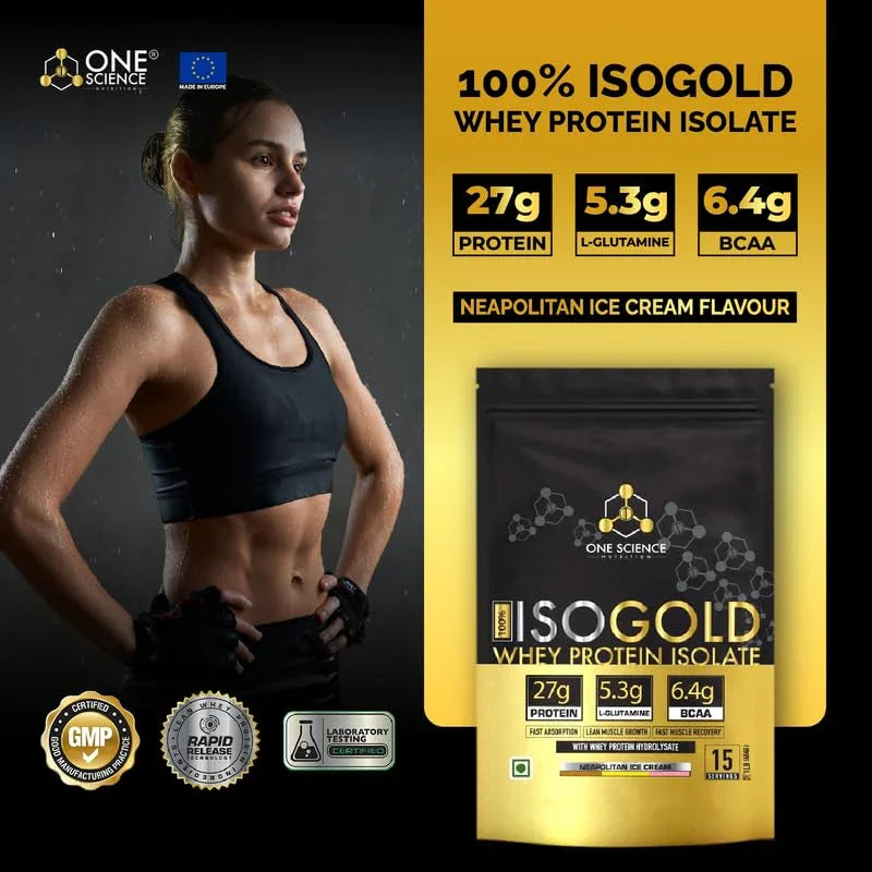 One Science ISO GOLD Whey Protein Isolate - 1 Lbs