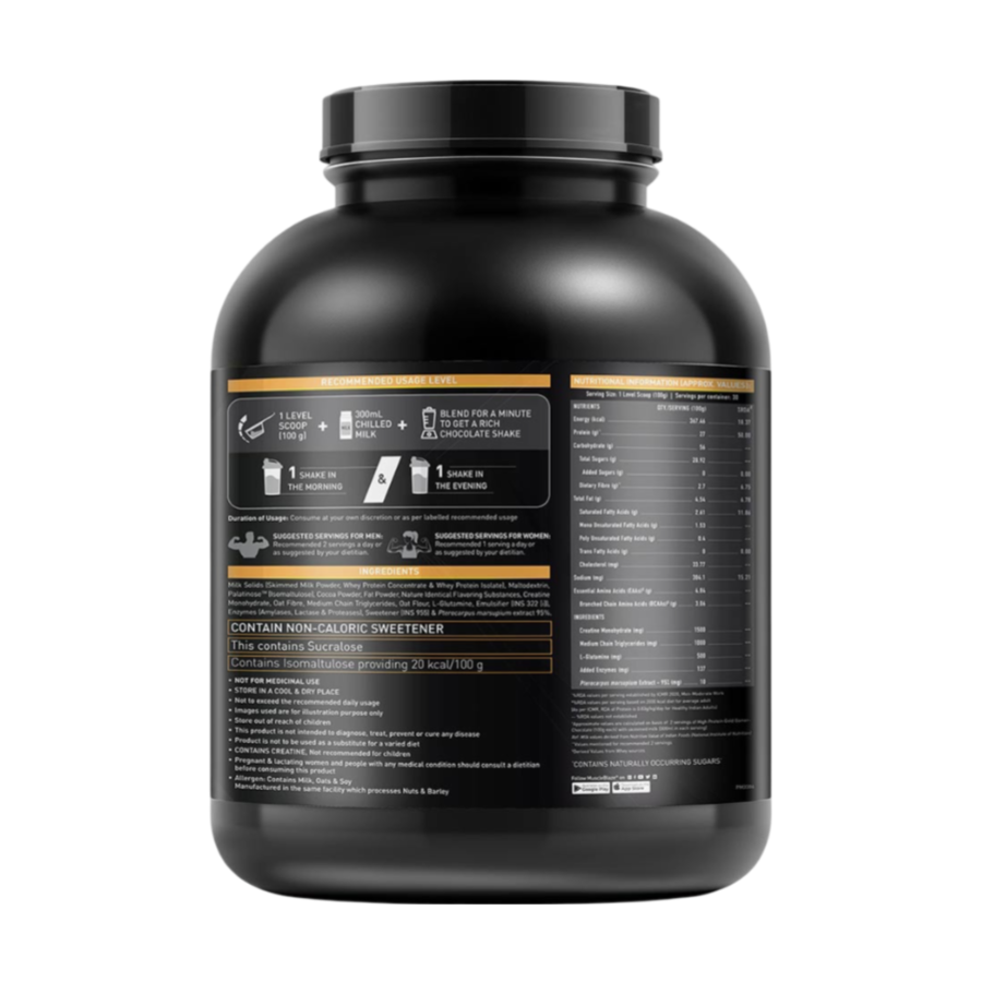 MuscleBlaze High Protein Gold Gainer - 2.7 kg (6 Lbs)