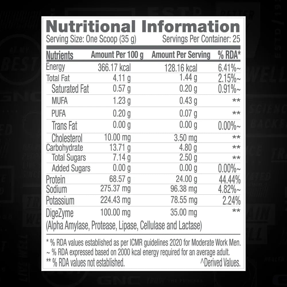 GNC Pro Performance 100% Whey Protein - 2 Lbs