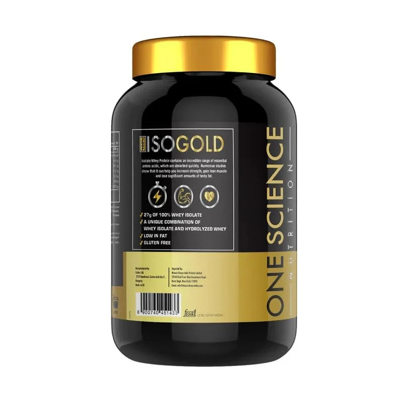 One Science ISO Gold Whey Protein Isolate - 2 Lbs