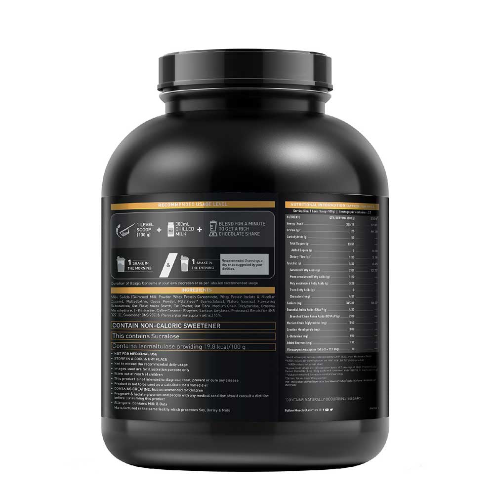 MuscleBlaze High Protein Gold Gainer - 2.7 kg (6 Lbs)
