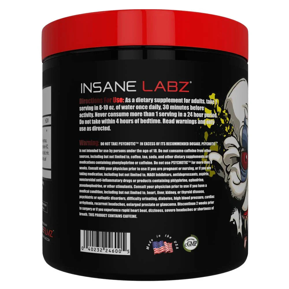 Insane Labz Psychotic Pre-Workout - 35 Servings