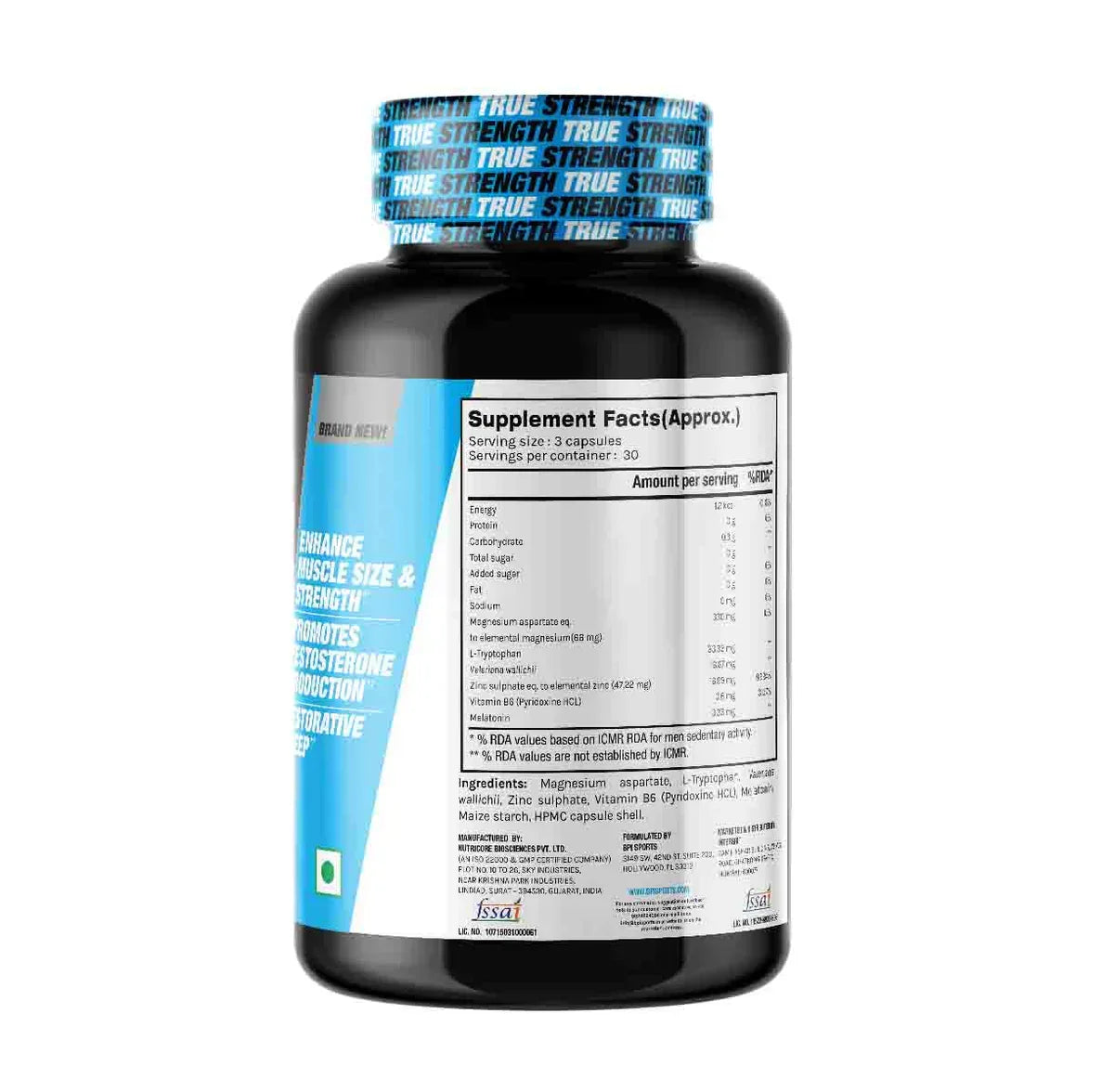 BPI Sports ZMA, 90 Capsules - 30 Servings
